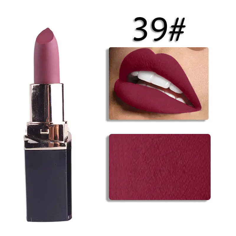 MISS ROSE Make up матовая губная помада, стойкая, полный Профессиональный макияж для женщин, горячая Распродажа, косметика для матовой губной помады - Цвет: L152239