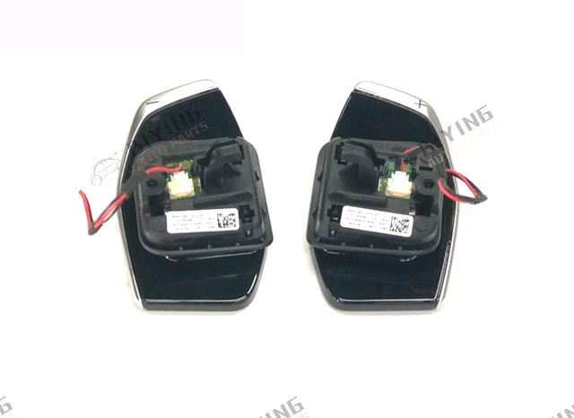 

For Audi A3 8V A4 B9 8W A5 Q2 Piano Paint Tiptronic black high-gloss chrome Steering Wheel Shift Paddle 8W0 951 523 S