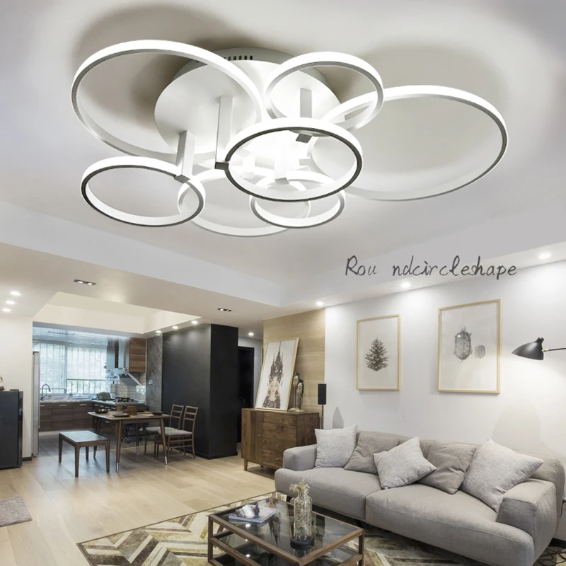 

LICAN New Design Aluminum Modern Led Ceiling Lights For Living Study Room Bedroom lampe plafond avize Indoor Ceiling Lamp