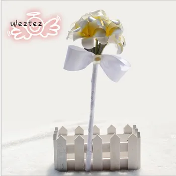 

Bridal Bouquet Yellow White Calla Wedding Bouquet Accessories Wedding Bouquet Brooch For Women Wedding D185