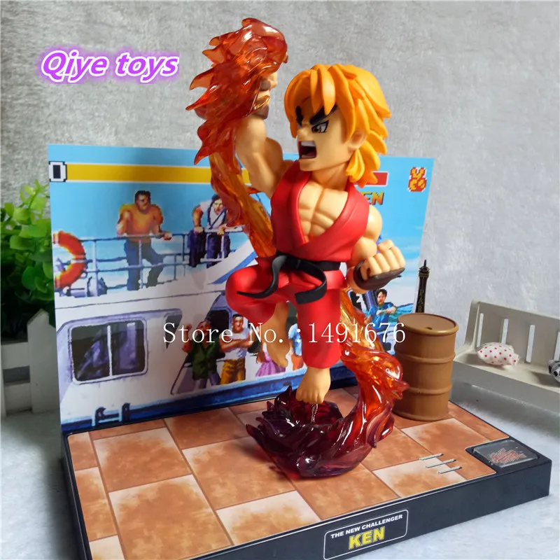 

21cm NECA Player Select Street Fighter Model KEN Action Figure Toy Doll