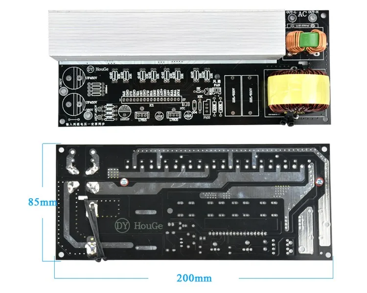 SUNYIMA 2000 Вт модифицированная Синусоидальная волна к чистой синусоидальной волне инверторная плата Diy комплекты с радиаторами DC380V/AC16V к AC220V