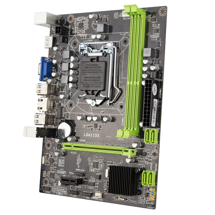 Kllisre H61 настольная материнская плата LGA1155 для i3 i5 i7 процессор поддержка ddr3 памяти