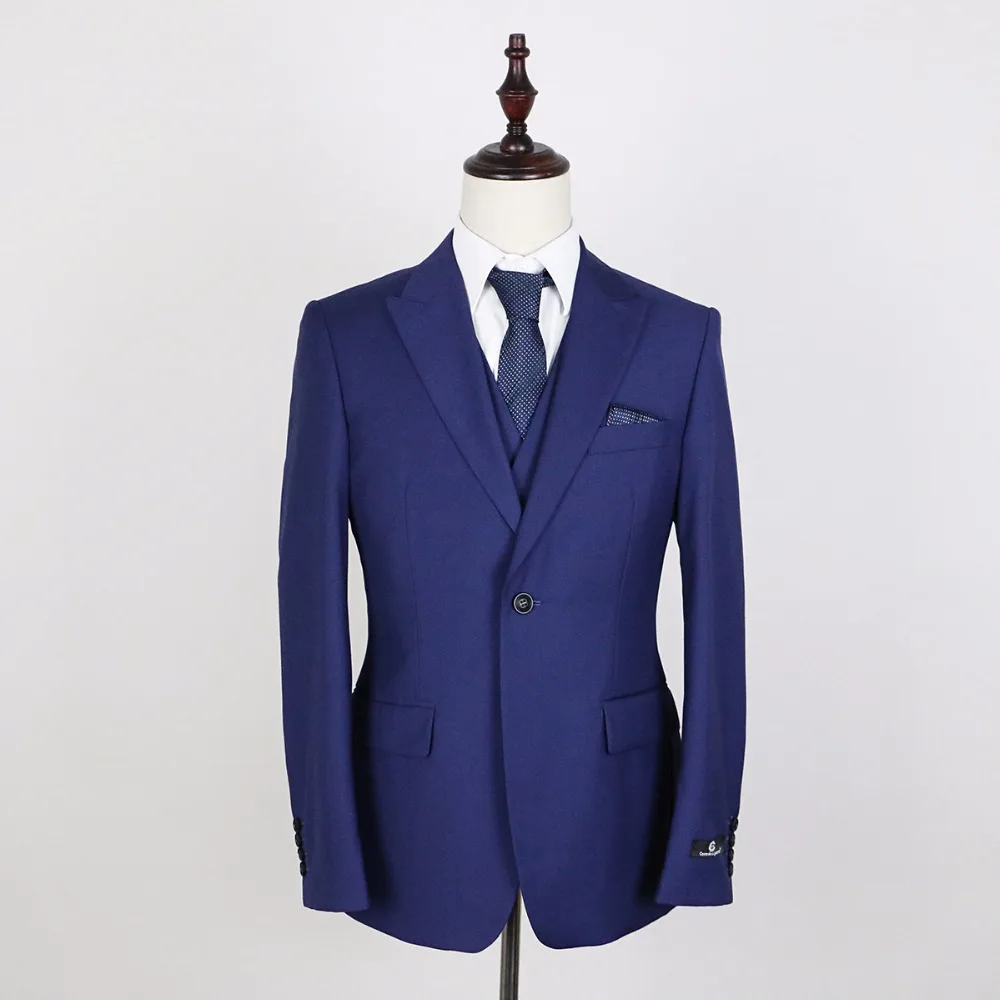 

Men Suit 2017 Wedding Suits For Men 3 Pieces Slim Fit