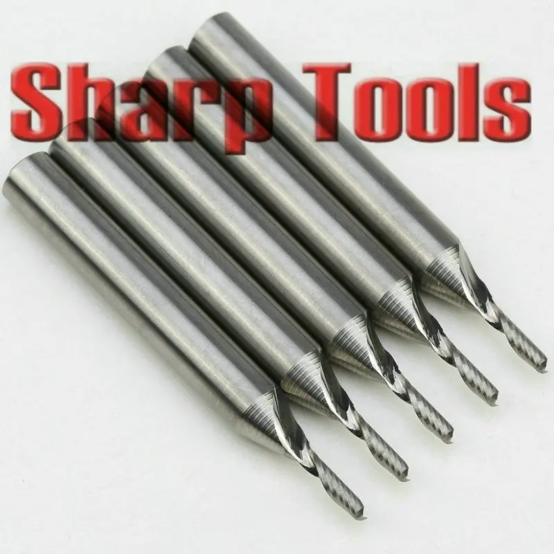 single flute end mill carbide cnc router bits milling cutter_1