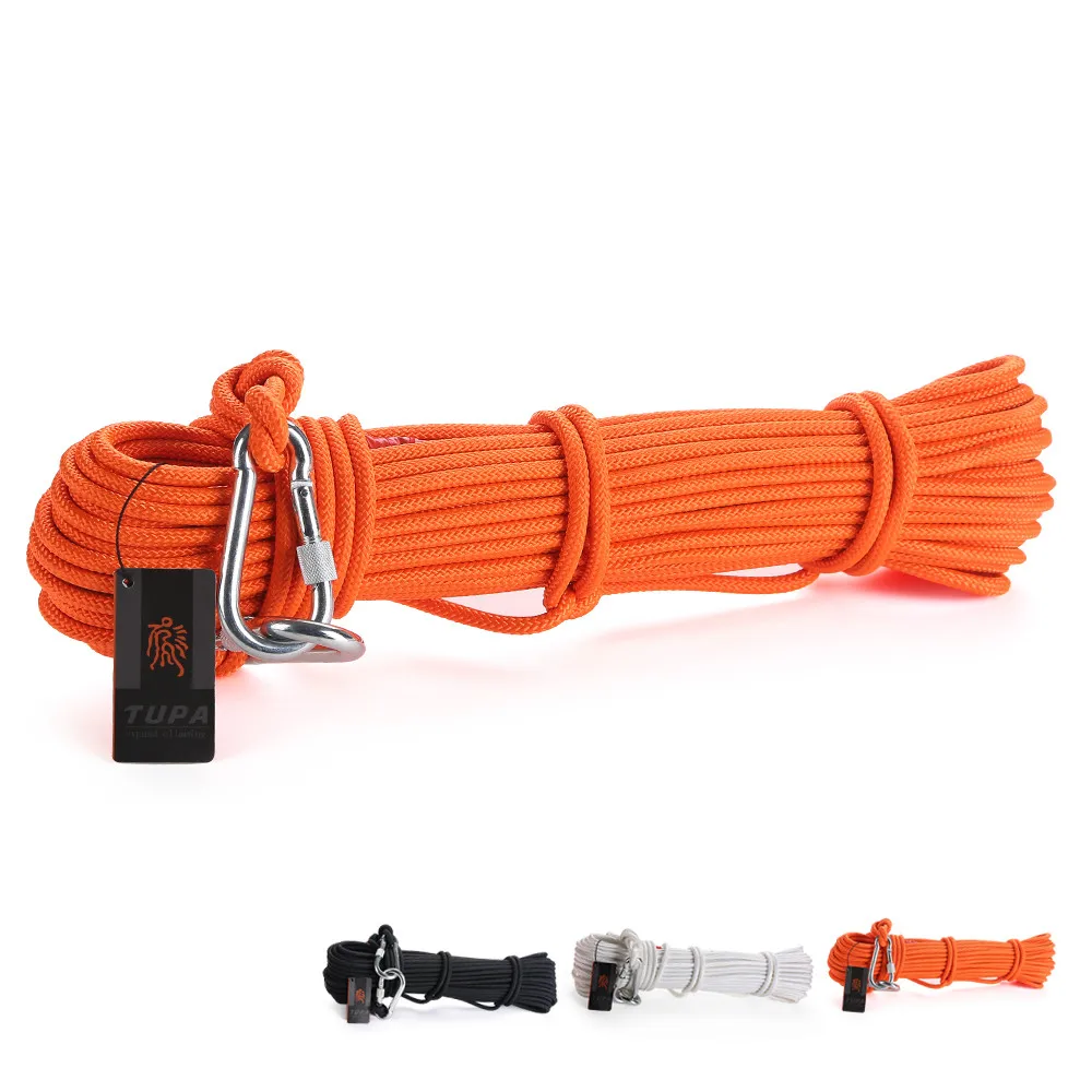 8mm 9KN escape rope climbing family fire emergency life saving rope