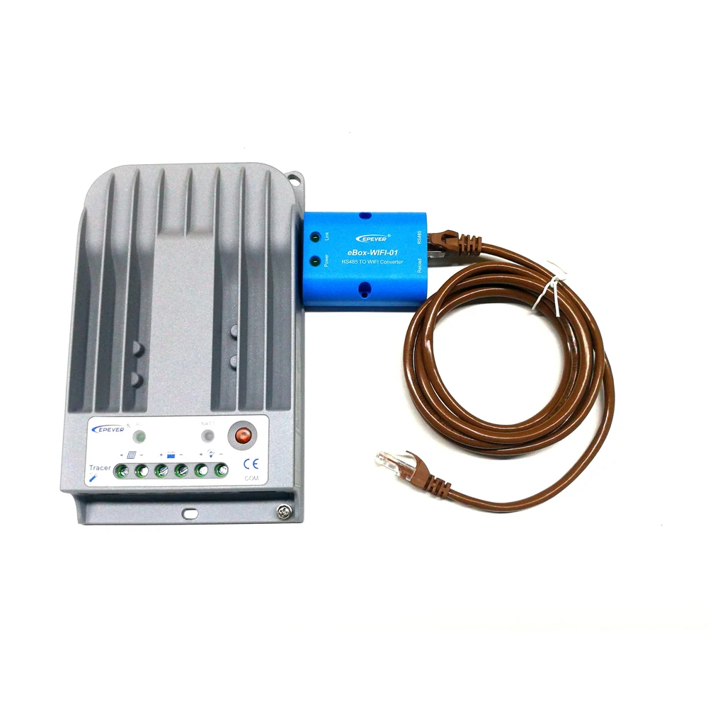 MPPT Контроллер заряда солнечной энергии Tracer 2215BN поставляется с Wi-Fi коробка мобильного телефона ПРИЛОЖЕНИЕ eploar