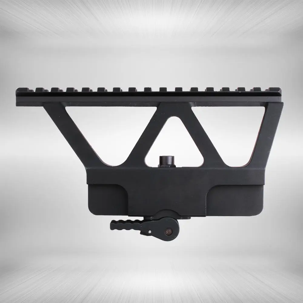 Quick Detach AK Gun Rail Scope Mount base Picatinny Side Rail Mounting