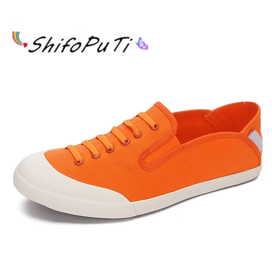 New 2017 Spring Summer Canvas Shoes Men Flats Fashion Men's Casual
