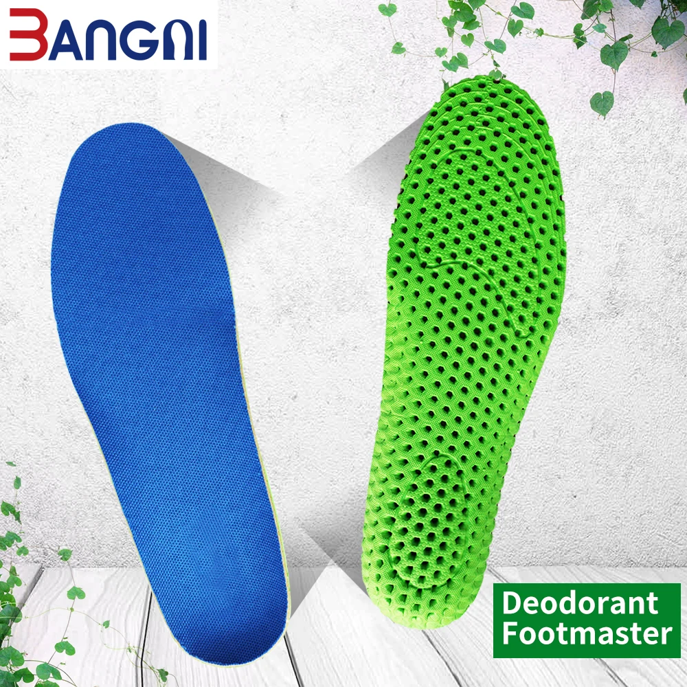 

3ANGNI Breathable Deodorization Sport insoles Height Increase Insole Free Size Soft Light Weight Insoles For Men Women Shoes