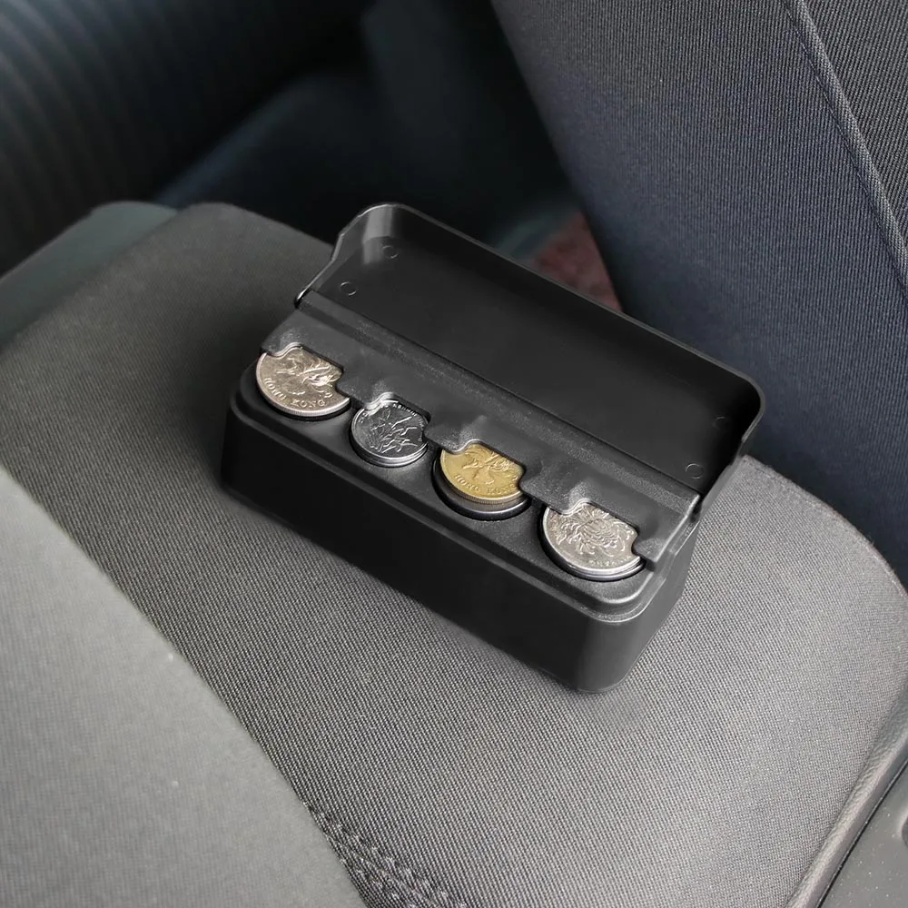 Vingtank автомобильные монеты коробка для хранения с карманом телескопическая приборная панель монеты кейс коробка для хранения автомобиля Органайзер Пластиковый держатель Контейнер
