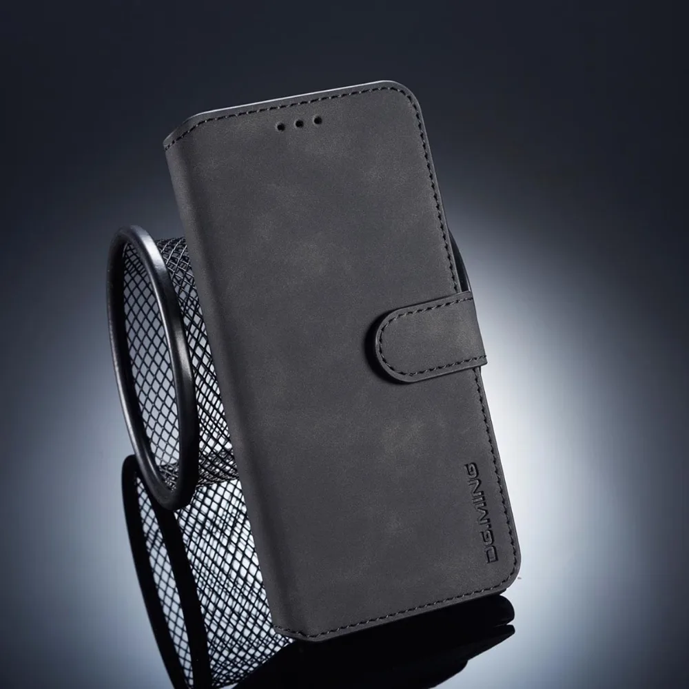 

Leather Case for Huawei P20 Pro Vintage Wallet Folding Flip Case with Kickstand Card Holder Protective Cover for Huawei P20