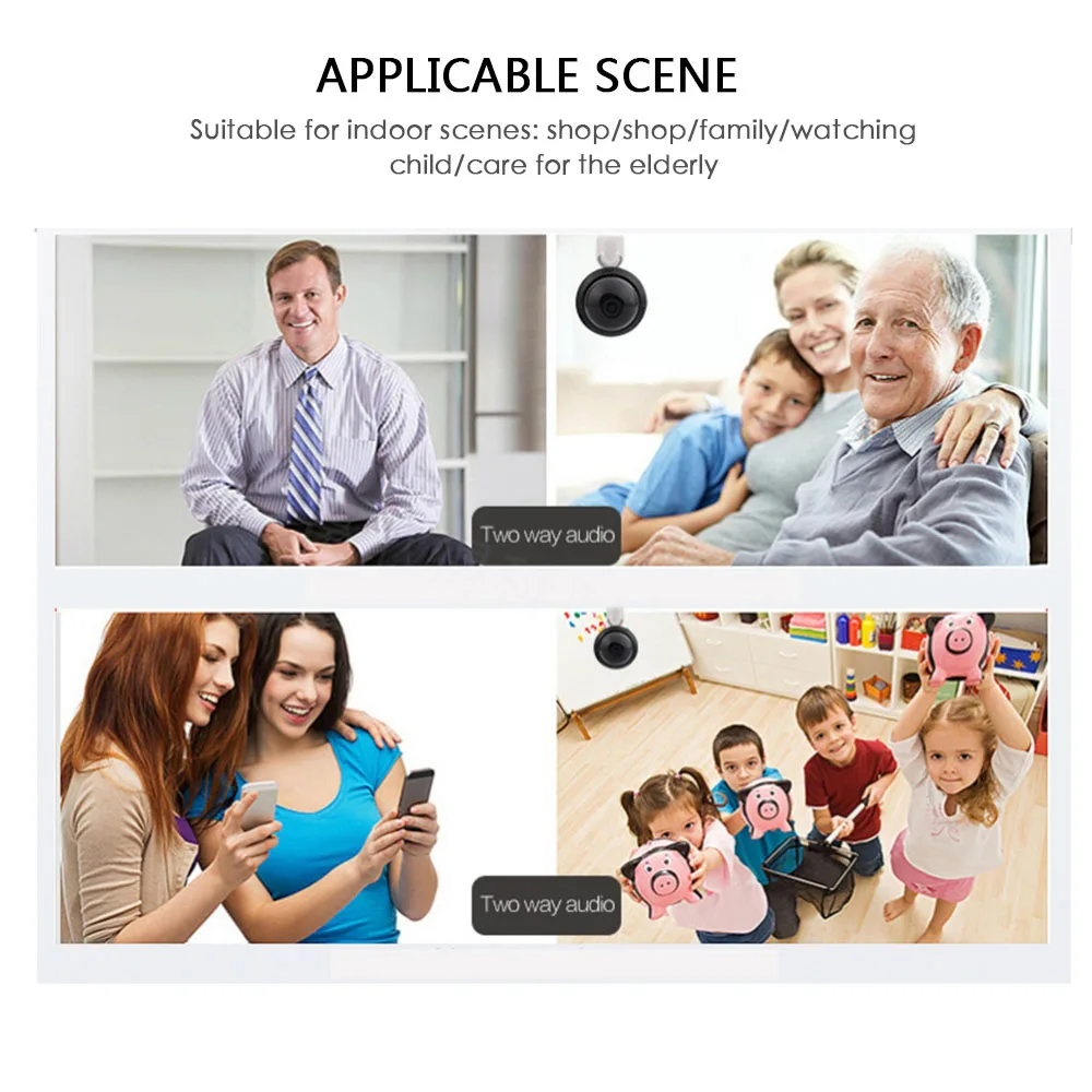 1080 P Wireless Video Baby Monitor Ad Alta Risoluzione Del Bambino Nanny Voice Citofono di Sicurezz