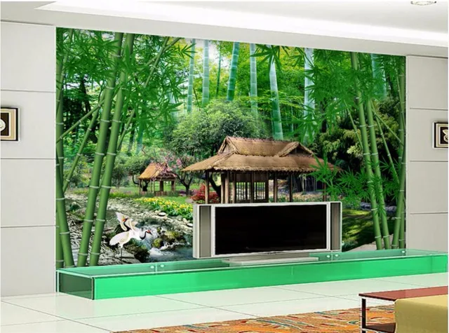 custom mural 3d photo wallpaper fresh bamboo scenery home decor custom mural 3d photo wallpaper fresh bamboo scenery home decor
