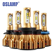 Oslamp Авто H4 светодиодные фары для автомобиля 6500 к SMD чипов 9005 HB3 9006 HB4 Led H7 автомобильные лампы 70W все-в-одном H11 лампы 2 шт./упак