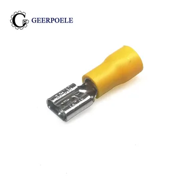 

500pcs FDD5-250 Cold Pressing Female 15A Splice Terminal Plug Crimp Wire Cable Connector Electric Sertir Wire Adapter