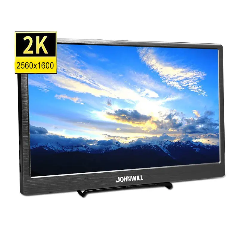 

10.1"2K Type-C Black Metal Portable Gaming Monitor 2560x1600 IPS Panel PS3 PS4 Xbox360 Display for Raspberry Wins 7 8 10