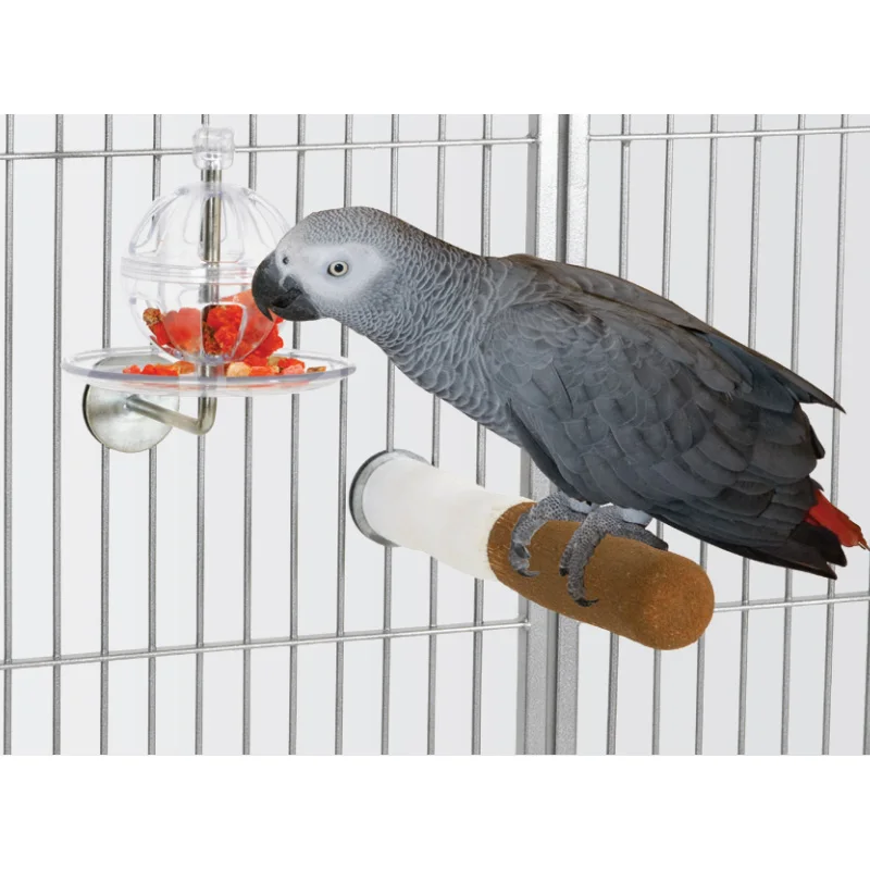 CAITEC попугай игрушки буфет кормушка прочный укус устойчив к корму для среднего или большого размера попугаев