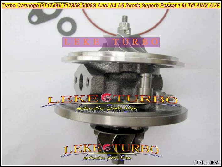 Turbo CHRA Cartridge GT1749V 717858-0005 717858-5009S For Audi A4 A6 Skoda Superb Passat 1.9L Tdi AWX AVF130HP (3)