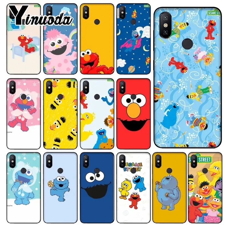 Yinuoda Cookie Sesame Street DIY Painted Beautiful Phone Accessories Case for Xiaomi MI MIX 2 2S 6 8 8SE Note 3 Redmi 5 plus | Мобильные