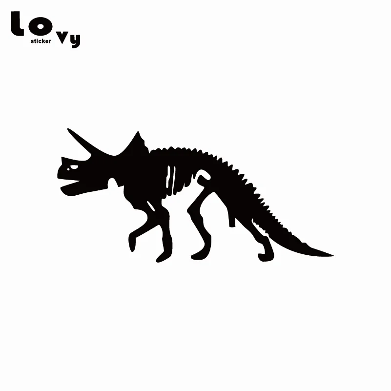

Triceratops Bones Truck Sticker Dinosaur Fossil Vinyl Bumper Decal