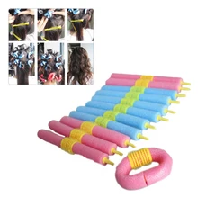 24 шт. волшебные бигуди без тепла бигуди мягкие пены лучшие гибкие пены и губки волшебный Уход за волосами хобби Стайлинг для волос Инструменты