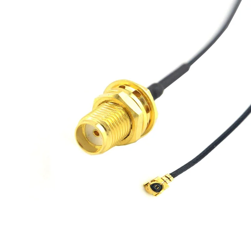 

SMA UFL Cable Adapter SMA Female to UFL IPX Female Connector RF Coaxial Pigtail 1.13 Cord Cable