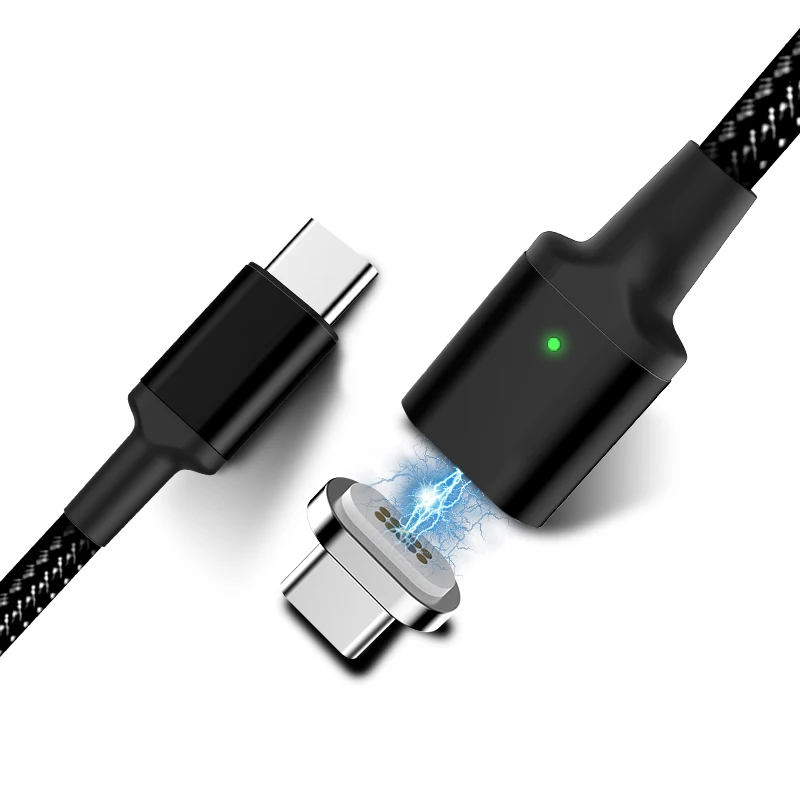 

KRIPT Magnetic PD Fast Charging USB C to TYPE C Cable with Data Sync Deliver 87W Portable Wall Charger Adapter