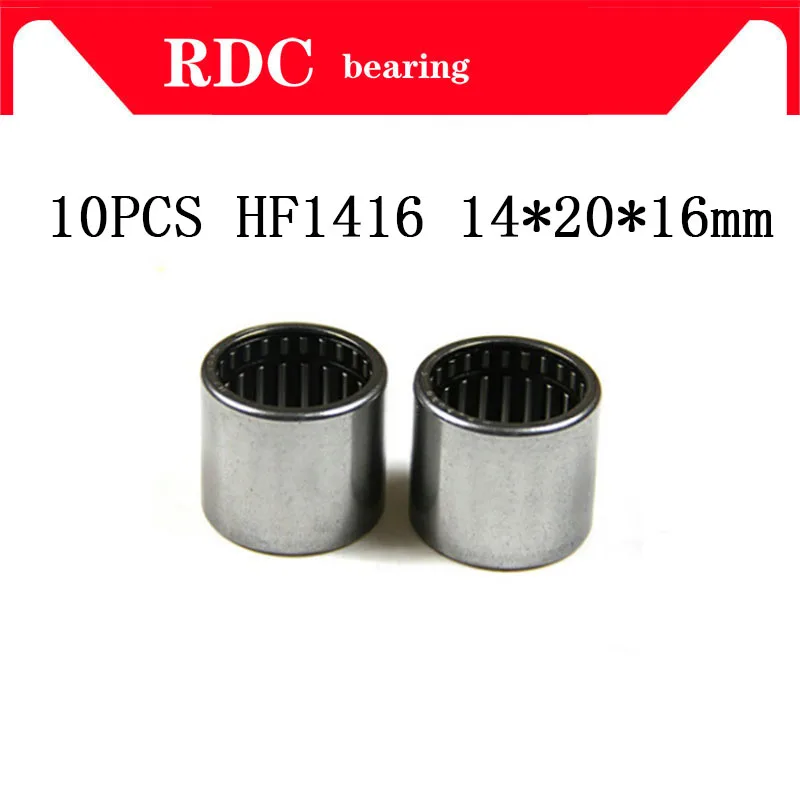 

Free Shipping 10PCS HF1416 14*20*16 mm High quality Drawn Cup Needle Roller Clutch HF142016 Needle Bearing 14X20X16 MM