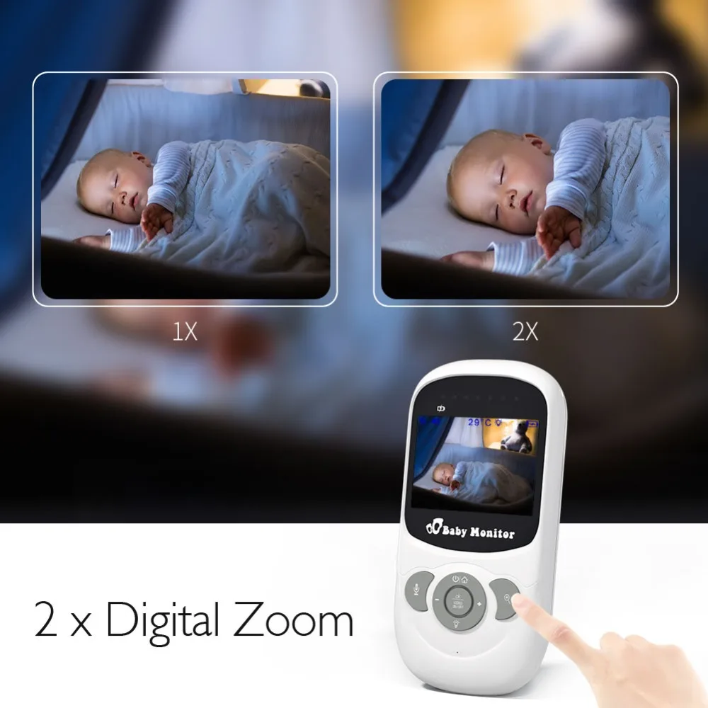  DT24 2.4 pollici Baby Monitor Senza Fili del IP di Wifi Della Macchina Fotografica di Controllo del