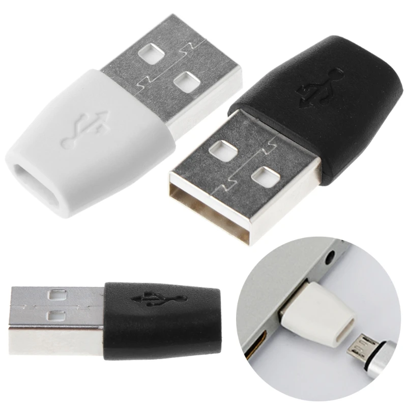 

USB 2.0 Male to Micro USB Female Adapter Converter for Data Transfer and Charge