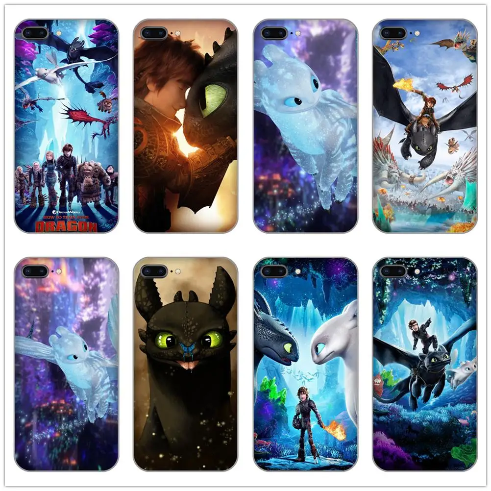 

Anime How To Train Your Dragon toothless Soft Phone back Cover Case for iphone 4 5 5s se 6 6s 8 plus 7 7 Plus X XR XS MAX shell