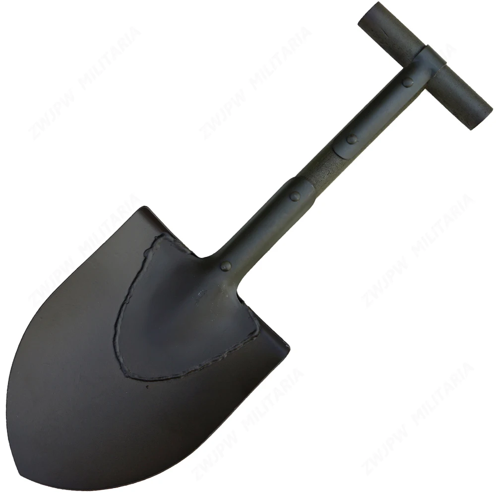WW2 US AIRBORNE M1910 T-HANDLE SHOVEL OUTDOORS TOOL WITH COVER 47CM