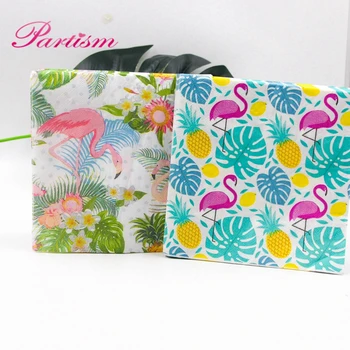 

20Pcs Flamingo Paper Napkin 100% Virgin Wood Paper Napkins For Home Supplies Birthday/Bachelorette/Wedding Party Decoration