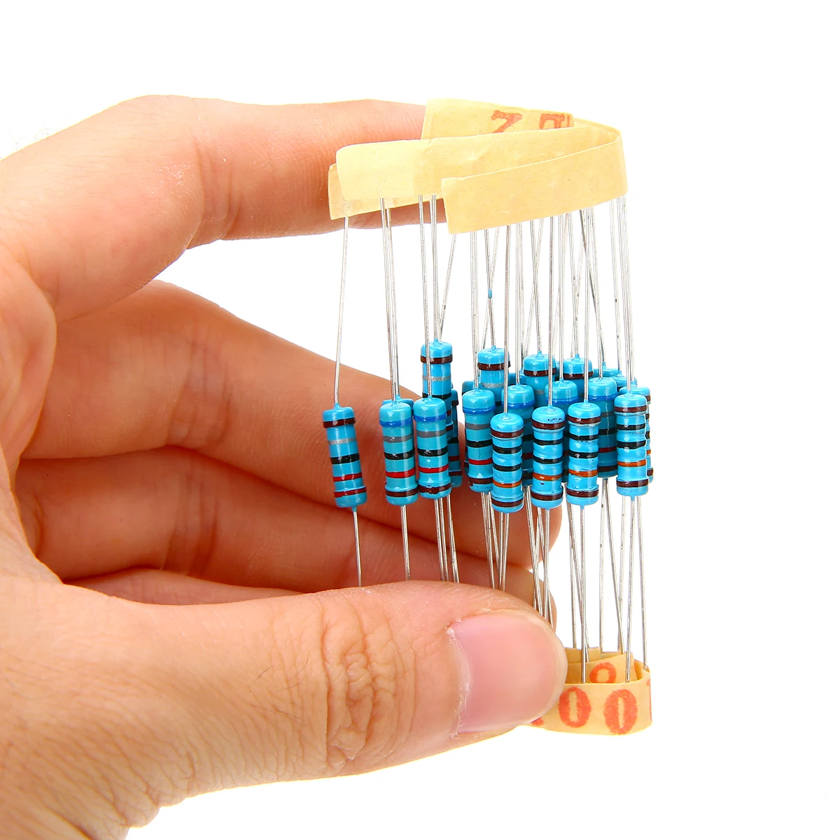 1000pcs 100 Values Metal Film Resistor Mayitr 1% 1W Resistance Assortment Kit Set 1 ohm-10M ohm