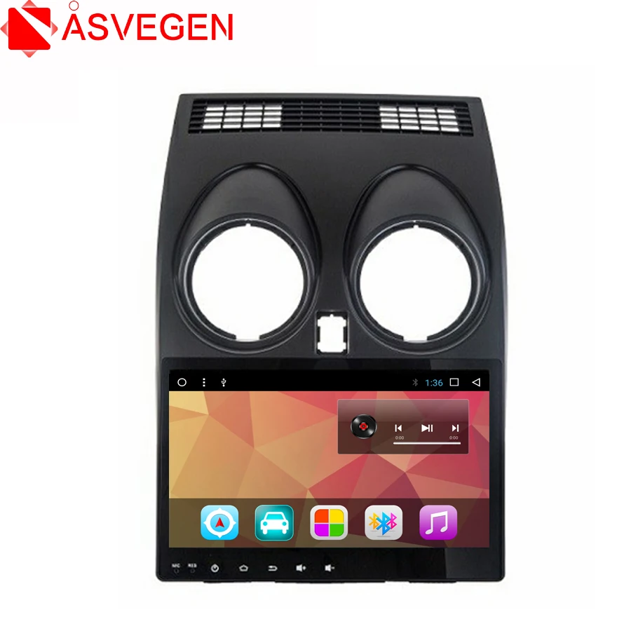 

Asvegen 9'' Quad Core Android 7.1 Car Radio Multimedia DVD Player For Nissan Qashqai 2007-2013 With Touch Screen GPS Navigation