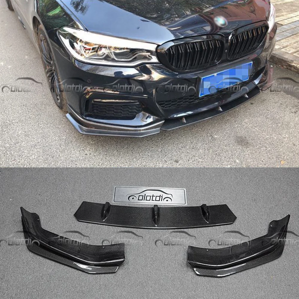

FD Style Car Styling Carbon Fiber Front Lip Bumper Front Pieces Splitter for BMW 5 Series G30 G31 M-TECH M Sport Package
