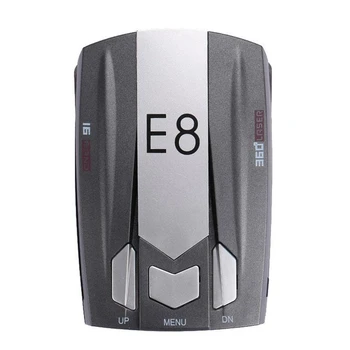 

Car Radar E8 360 Degrees English Russian Led Display Speedometer Full Band Scanning Touching Key Voice Alert Warning