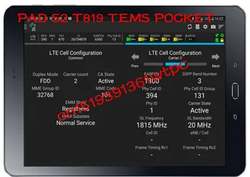 

Free shipping dhl +s2 table 9.7" T819 with tems pocket16.x /17.X , support Walker testing + lte/gsm/wcdma testing