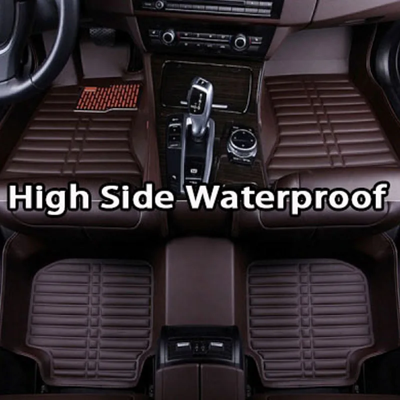 

SUNNY FOX Car floor mats Case for Ford Edge Escape Kuga Fusion Mondeo Ecosport Focus Fiesta Anti-slip car-styling liner