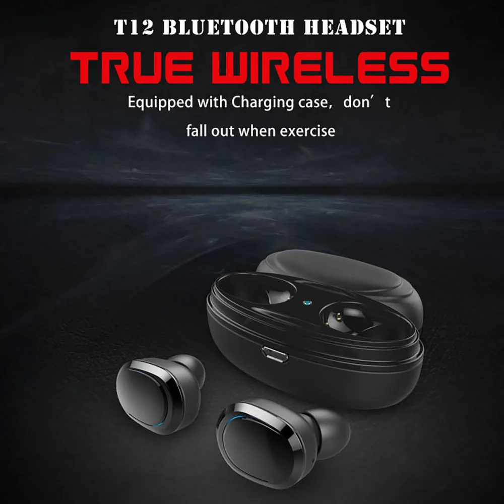 Действительно беспроводные наушники вкладыши Hi Fi стерео TWS Bluetooth спортивная