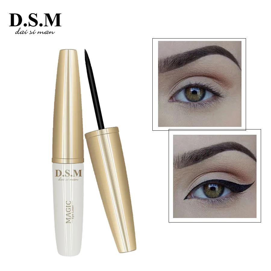 D.S.M Brand New Waterproof Liquid Eyeliner Non smudge Black Eye Liner
