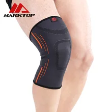 Спортивные наколенники Marktop, дышащие, теплые, 3 размера, для тенниса, эластичные, защитные, неопреновые, для спортивной безопасности, для спортзала M5105