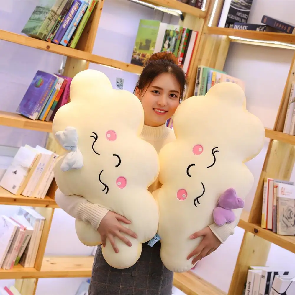 Giant Kawaii Cloud Pillow Soft stuffed Cushion Lovey Smile Cloud Plush Toy Child Baby Kid Girl lovely Gift plush toys