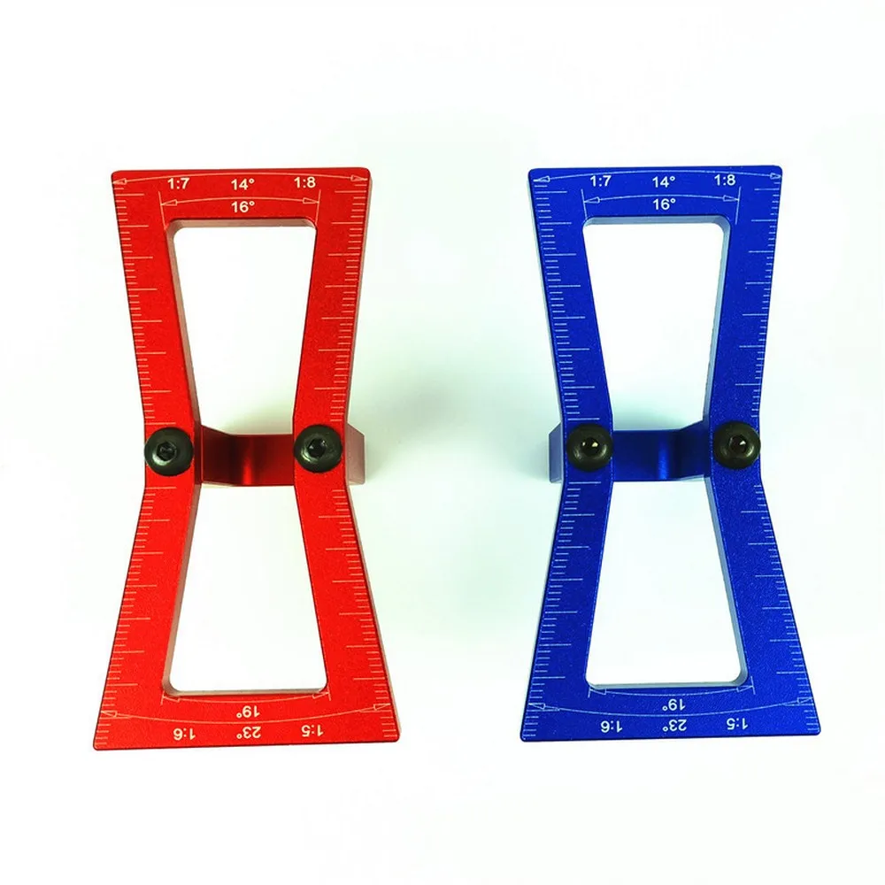 Dovetail Marker Aluminum Alloy Carpentry Dovetail Gauge Ruler,Woodworking Carpentry Dovetail Gauge Ruler Marker Measurement Tool Crossed Drawing Line Swallow Tail Scriber 1:7 Size Dovetail Marker Aluminum Alloy Carpentry Dovetail Gauge Ruler,Woodworking Carpentry Dovetail Gauge Ruler Marker Measurement Tool Crossed Drawing Line Swallow Tail Scriber 1:7 Size