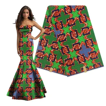 

African Ankara Fabric High Quality african Wax Print Fabric Printing 100% Cotton African Real Wax fabric