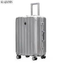 KLQDZMS 20/24 дюймов ABS+ PC бленда для объектива в катящийся багаж чемодан на колесиках чемодан модные дорожные сумки на колесиках