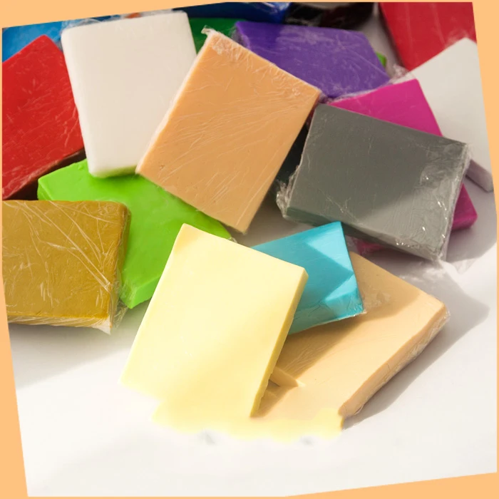 Basic Color High quality Clay Mud BJD Doll Polymer Clay Block 48g/bar