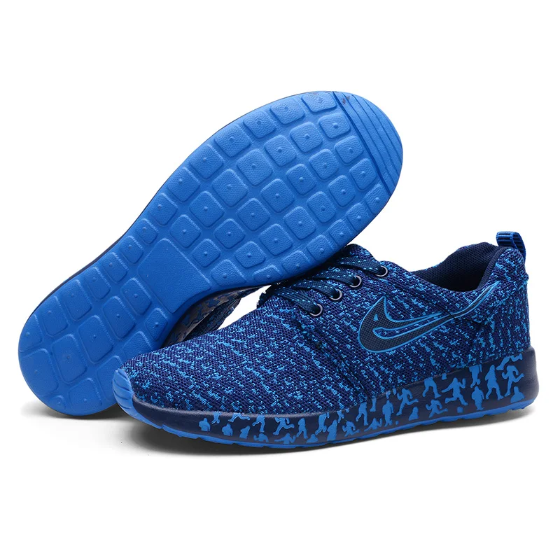 Calzado rojo Sólido Hombres Entrenador Azules azul Color De Calzado rojo Sólido Hombres Entrenador Azules azul Color De
