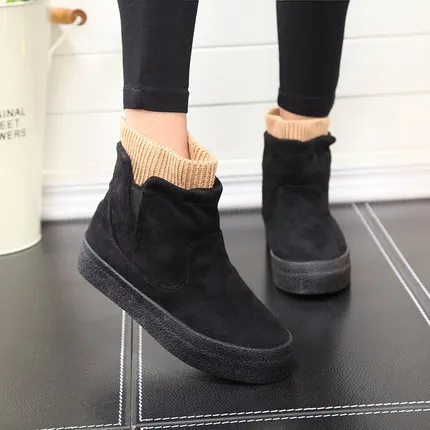

Winter women's boots sleeve boots waterproof anti-skiing boots women's warm cotton shoes snow shoes student cotton boots.